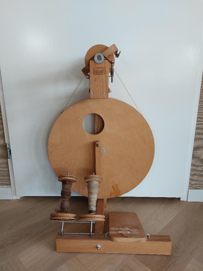 LOUËT spinnewiel, Ophalen, Niet werkend, Spinnewiel