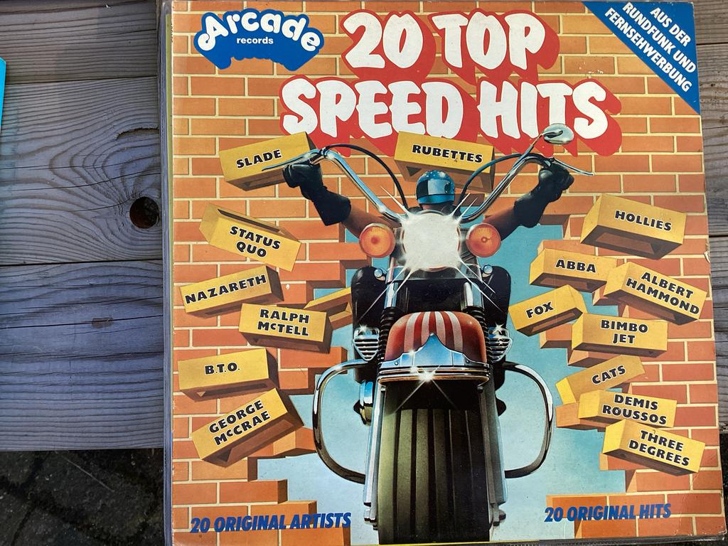 20 Top Speed Hits - Diverse Artiesten LP (Arcade Records), Ophalen of Verzenden, Gebruikt, 12 inch