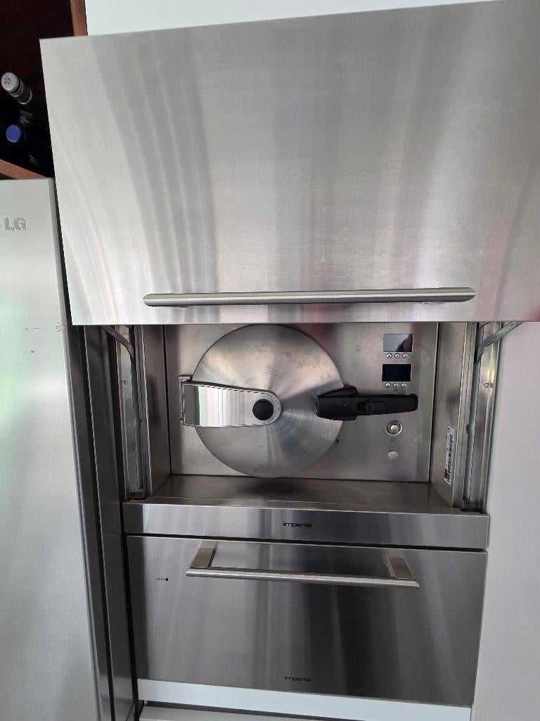 Imperial hogedruk stoomoven en warmhoudlade, Gebruikt, Oven, Stoom, Inbouw