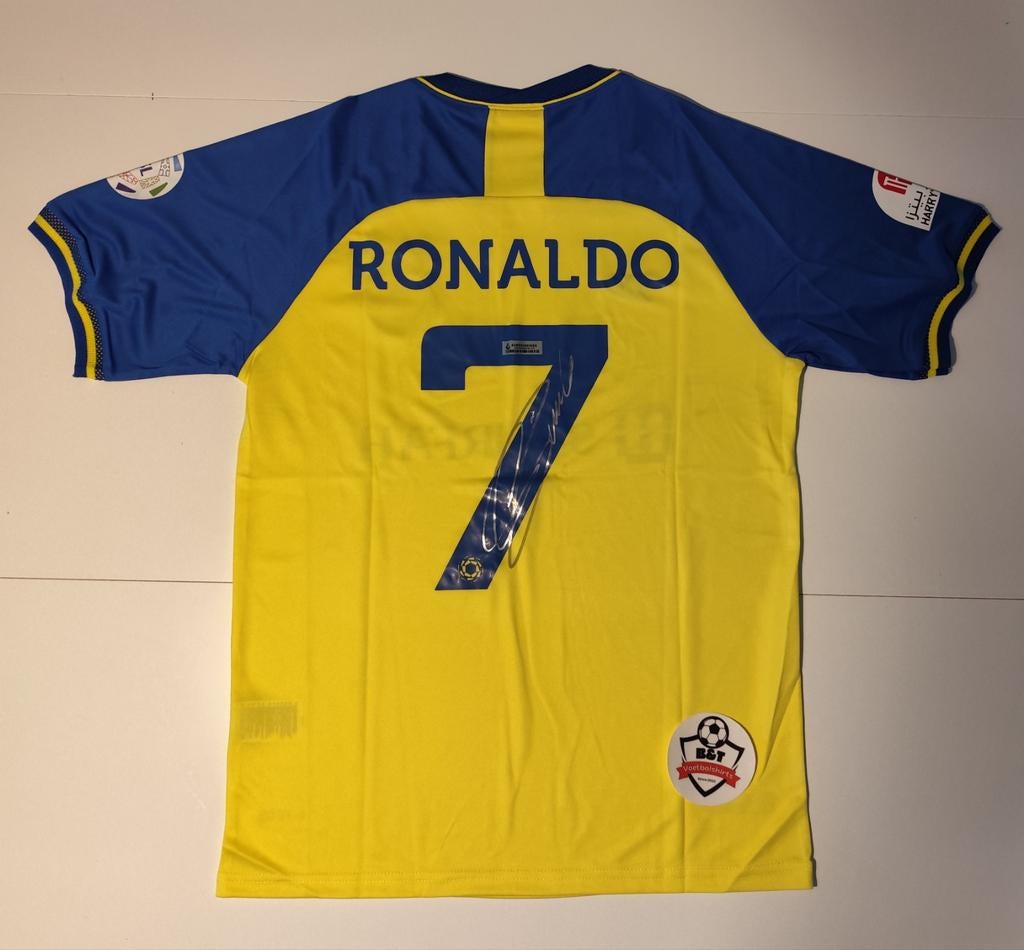 Gesigneerd Ronaldo Al Nassr Thuisshirt, Shirt, Verzenden, ., Zo goed als nieuw
