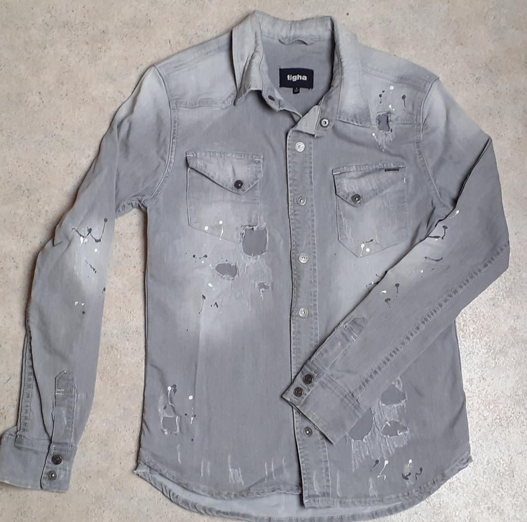 Blouse spijkerstof maat S, Ophalen of Verzenden, Zo goed als nieuw