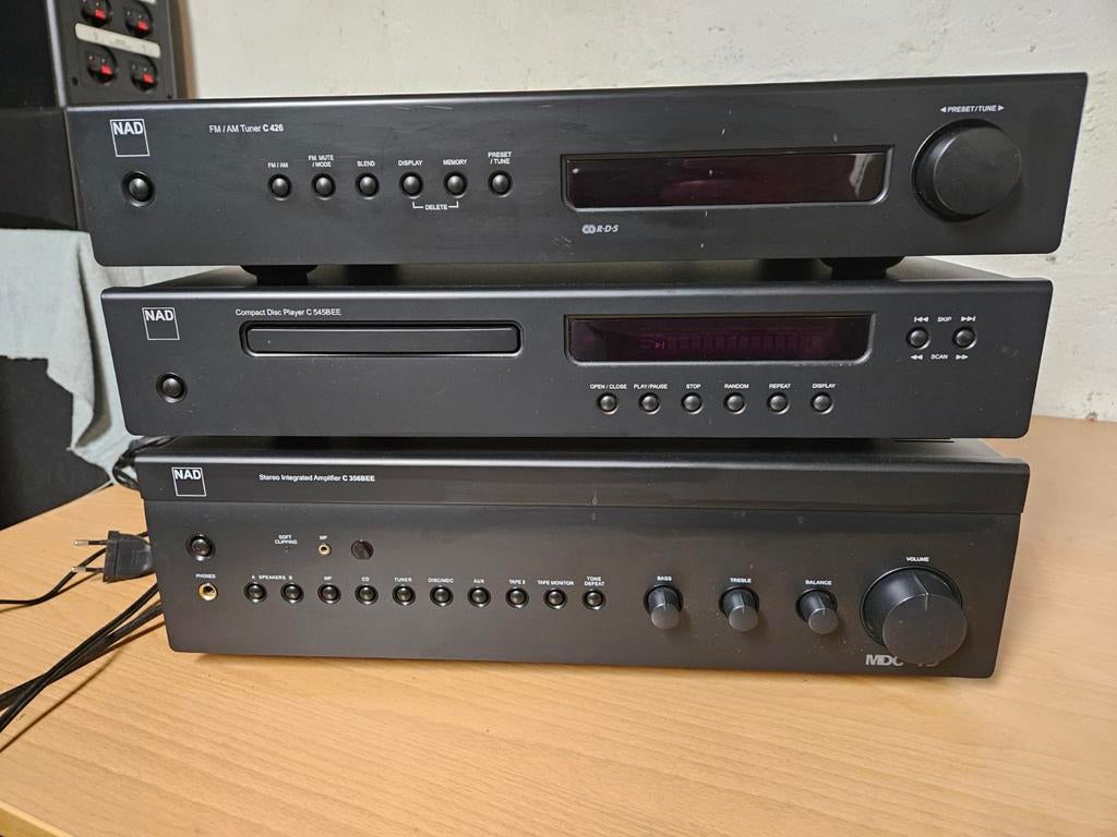NAD C356BEE, C545BEE, C426 set, Ophalen, Cd-speler, Overige merken