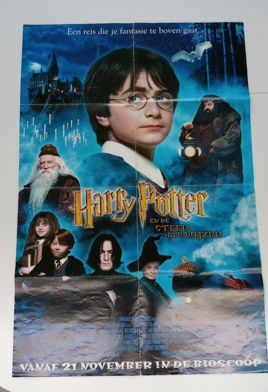 Harry Potter: grote poster, Verzamelen, Harry Potter, Gebruikt, Boek of Poster, Ophalen