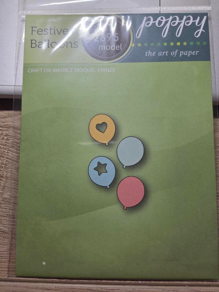 mal memorybox festive balloons, Ophalen of Verzenden, Nieuw, Overige thema's, Pons of Mal