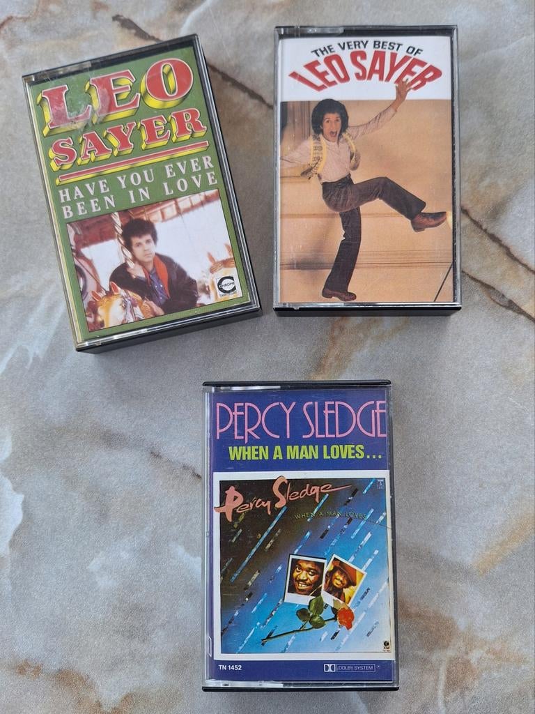 Cass.bandjes Leo Sayer en Percy Sledge., Ophalen of Verzenden, Gebruikt, Overige genres, 2 t/m 25 bandjes