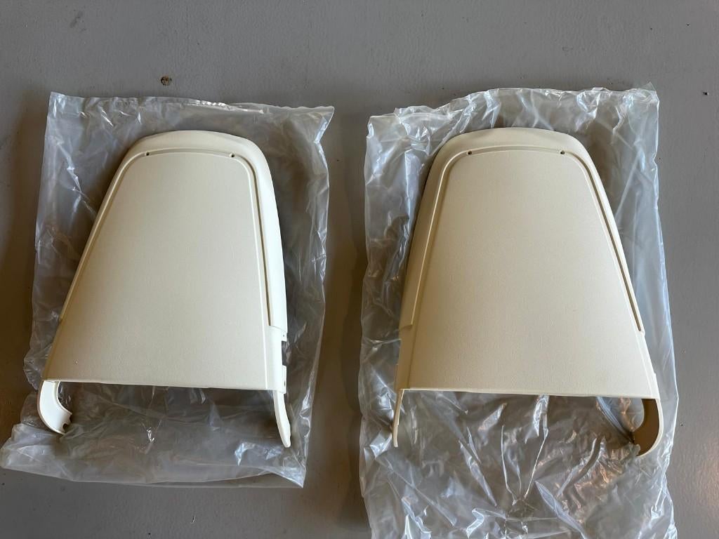 70-71 Mopar A/B/E-Body White Bucket Seat Back Panels, Auto-onderdelen, -, -, Nieuw, Ophalen of Verzenden
