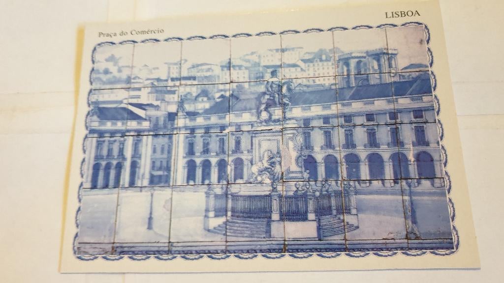 1163 portugal praca do comercio lisboa, Verzenden, 1980 tot heden, Overig Europa