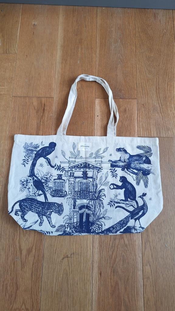 Sezane tote bag limited edition, Sieraden, Tassen en Uiterlijk, Ophalen of Verzenden, Zo goed als nieuw, Wit, Shopper
