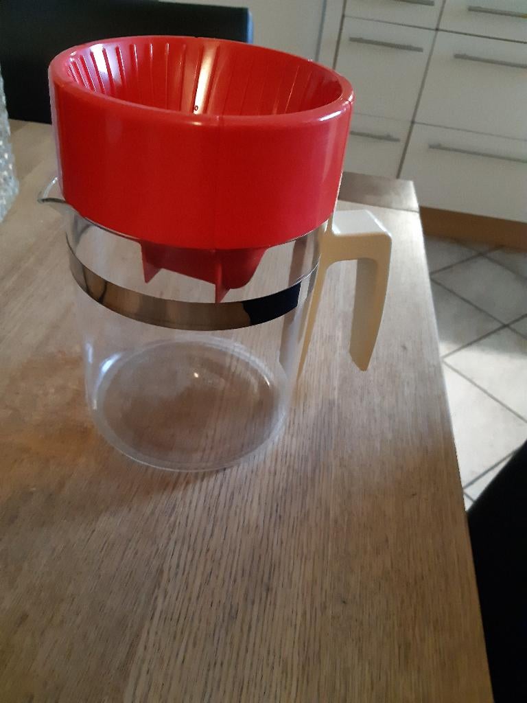 koffiekan met filter, Ophalen of Verzenden, Zo goed als nieuw, Pot, Bus of Blik