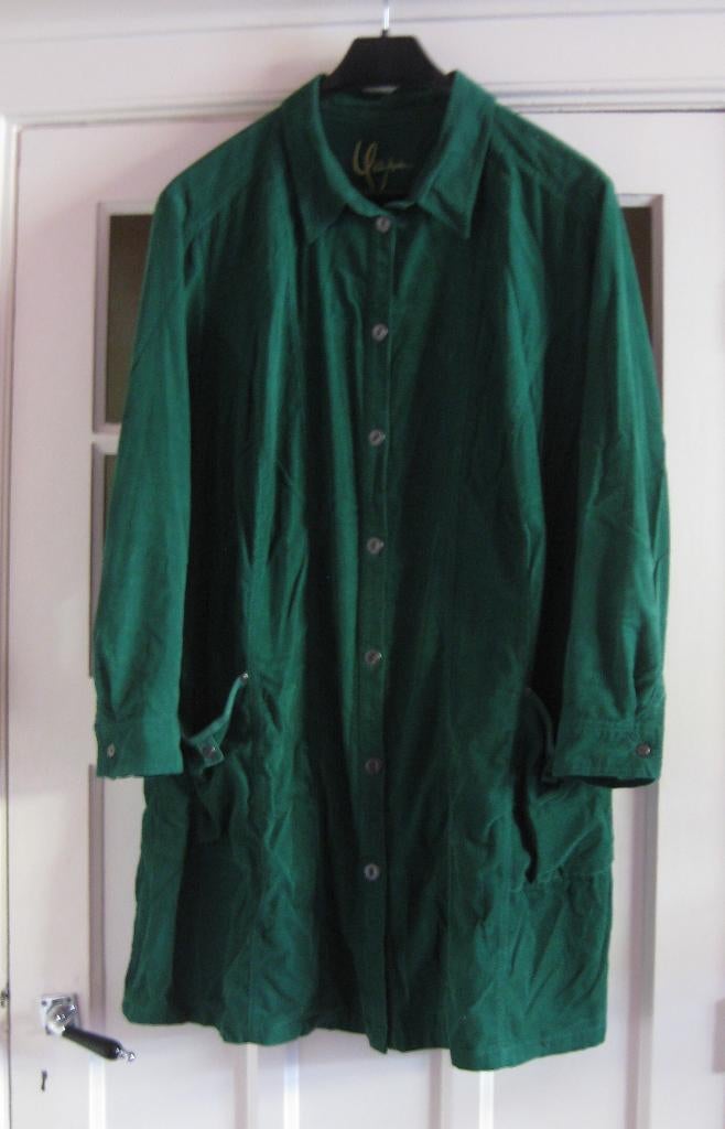 Groene longblouse / Ulla Popken maat 58 -  60 blouse, Kleding | Dames, Grote Maten, Ophalen, Blouse of Tuniek, Ulla Popken, Zo goed als nieuw