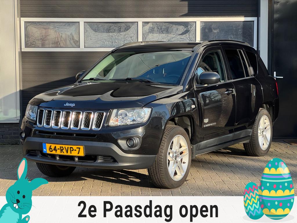 Jeep Compass 2.0 70th Anniversary Trekhaak, Stoelverwarming,, 450 kg, Gebruikt, Zwart, Handgeschakeld