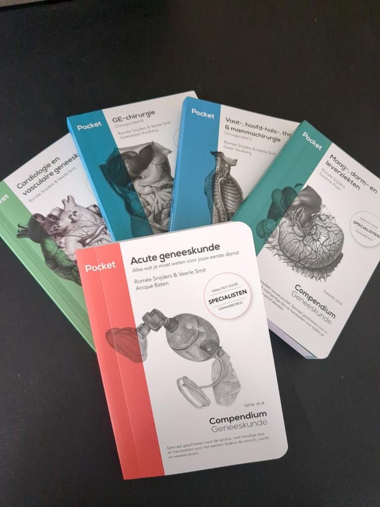 Compendium Geneeskunde Pocket Boeken - Splinternieuw, Romée Snijders & Veerle Smit, Nieuw, Ophalen of Verzenden, WO