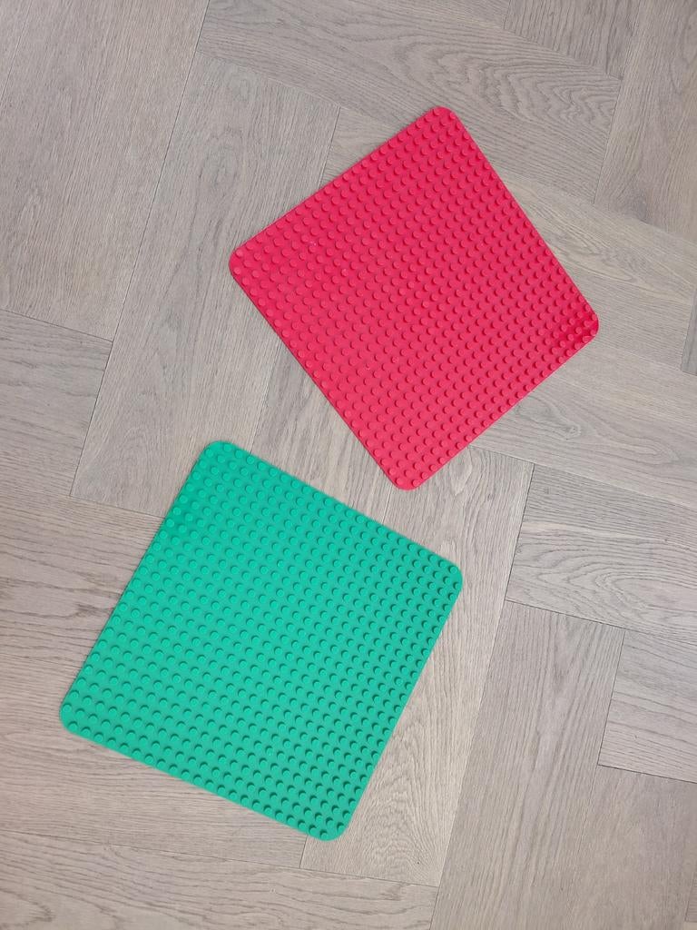 Duplo bouwplaten rood en groen, Ophalen of Verzenden, Zo goed als nieuw, Duplo
