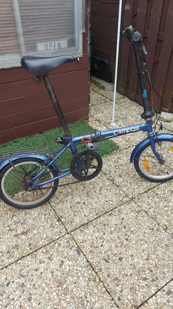 Te koop vouwfiets 3 versnelling voor in de trein camping boo, Ophalen of Verzenden, Gebruikt, 16 tot 18 inch