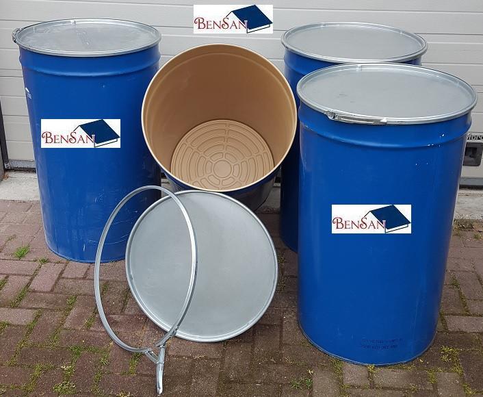 200 ltr gecoate stalen metalen vat vaten ton bensan enter, Tuin en Terras, Vuurkorven, Ophalen, Zo goed als nieuw, Vuurton