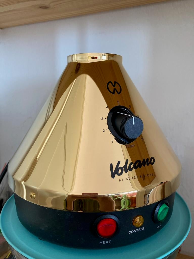 Storz Bickel Volcano Classic Goud, Ophalen, Zo goed als nieuw, Sigarenbandjes