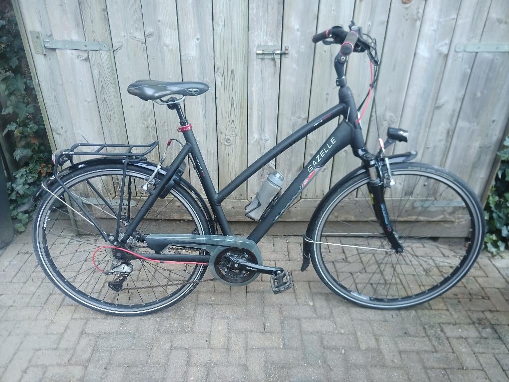 Gazelle sportieve damesfiets, Ophalen, 28 inch, Gebruikt, 10 tot 15 versnellingen