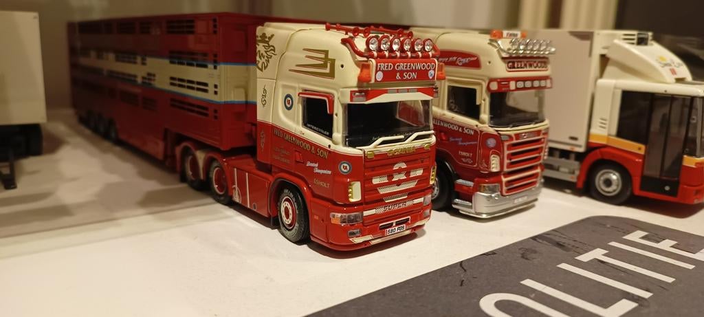 Tekno Greenwood set livestock veetrailer, Ophalen of Verzenden, Zo goed als nieuw, Bus of Vrachtwagen, Overige merken