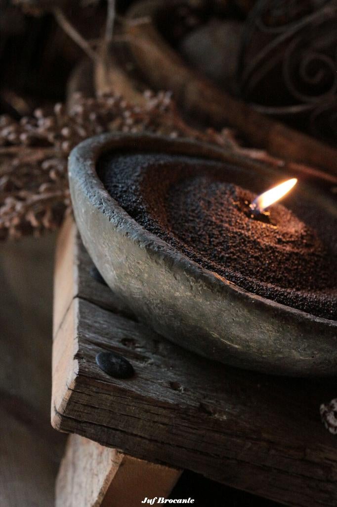 Schaal ro Alvino grijs/bruin of in het zwart, Www.jufbrocante.nl, Www.jufbrocante.nl, Nieuw, Ophalen of Verzenden