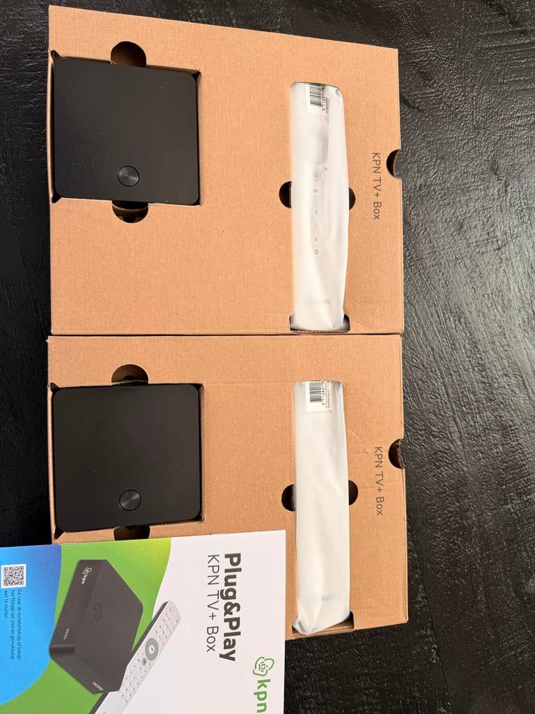 KPN TV+ Box plug en play televisie, Ophalen, Nieuw, Decoder
