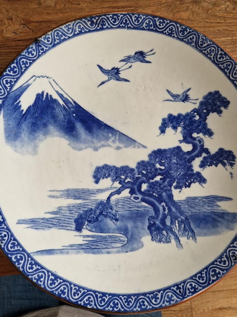 Oud Japans porseleinen schaal, Antiek en Kunst, Ophalen