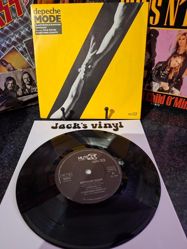 Depeche Mode    Somebody Single  1984, Ophalen of Verzenden, 1980 tot 2000, Zo goed als nieuw, Overige formaten