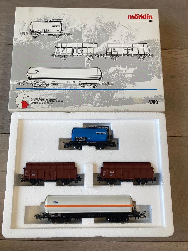 Marklin ho 4790 set wagons nieuwstaat, Wisselstroom, Treinset, Verzenden, Nieuw
