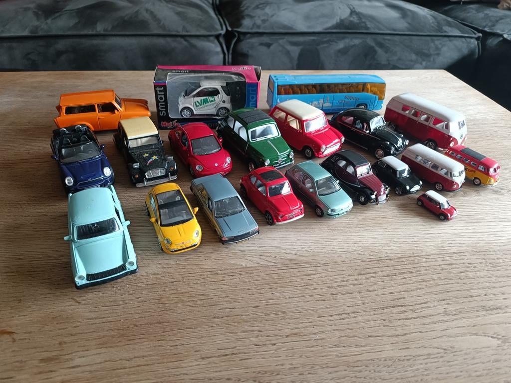 Partij modelauto's en bussen, Ophalen of Verzenden, Groter dan 1:32, Auto, Overige merken