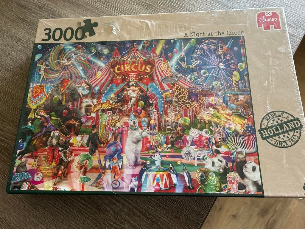 Nieuwe A Night at the Circus 3000st, Ophalen of Verzenden, Meer dan 1500 stukjes, Zo goed als nieuw