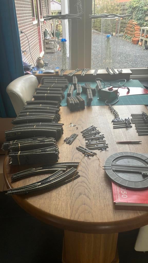 fleischmann grote partij profirails, Gelijkstroom, Fleischmann, Analoog, Rails