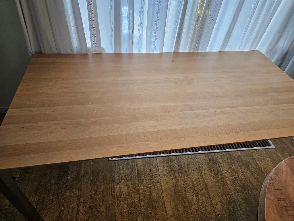 Mooie tafel van eikenhout, Ophalen, Zo goed als nieuw, Bureau