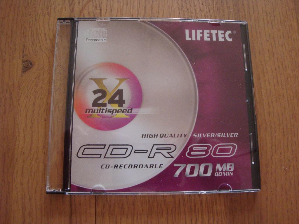 10 x CD recordable Lifetec CD-R 700 MB 24 multispeed nieuw, Ophalen of Verzenden, Nieuw, Overige typen, Lifetec