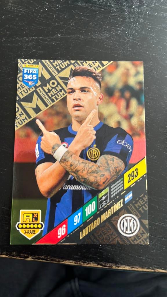 Voetbalkaart lautaro martinez, Verzamelen, Sportartikelen en Voetbal, Ophalen of Verzenden, Zo goed als nieuw
