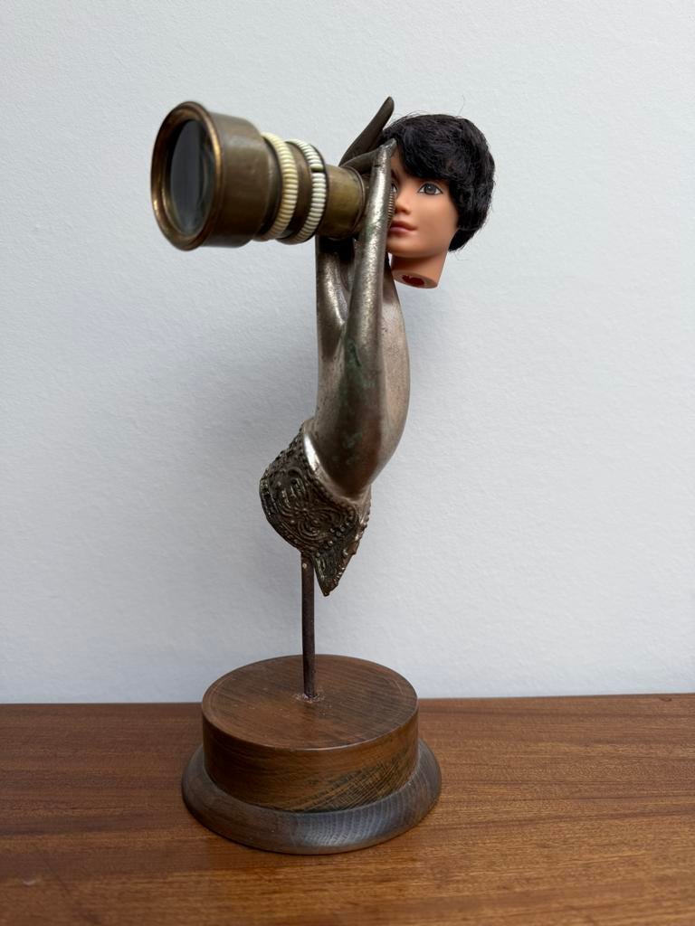 Kijk op de wereld.. kunstwerk Patrick Buis Haarlem, Ophalen of Verzenden