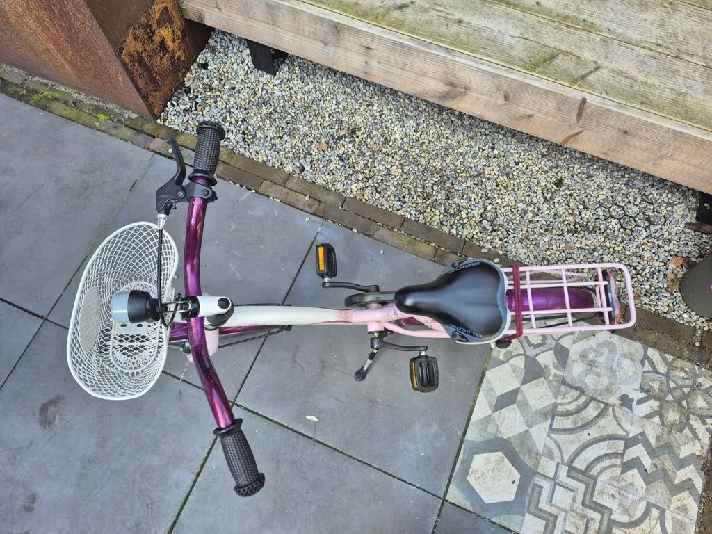 Alpina kinderfiets 18 inch met mandje, Ophalen of Verzenden, Gebruikt, 16 tot 20 inch, Alpina