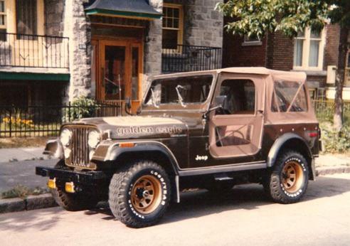 Soft top jeep cj7 golden eagle of renegade, Ophalen, Gebruikt