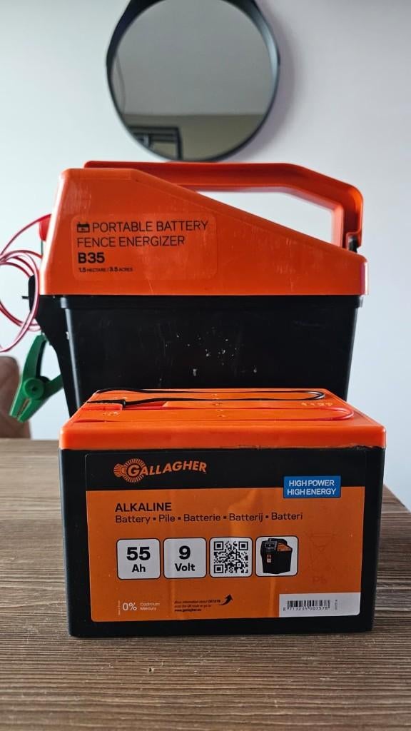 Gallaghar schrikdraadapparaat met accu, Toebehoren