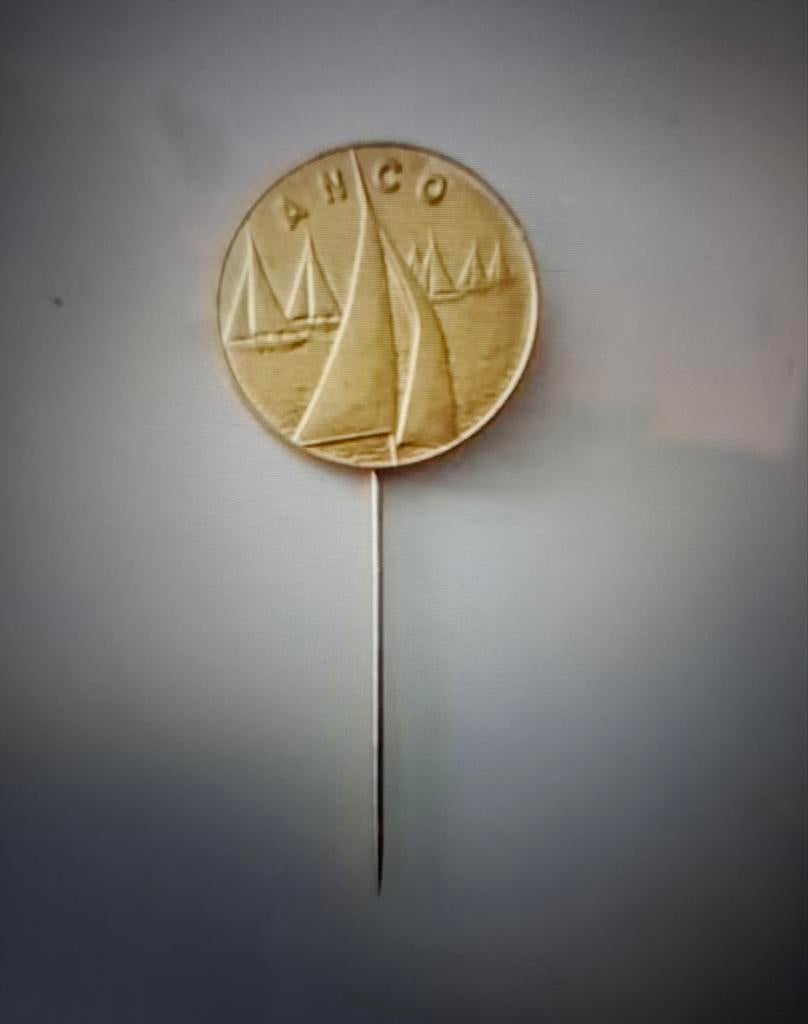 Speldje Anco zeilboot, Verzamelen, Ophalen of Verzenden, Nieuw, Transport, Speldje of Pin