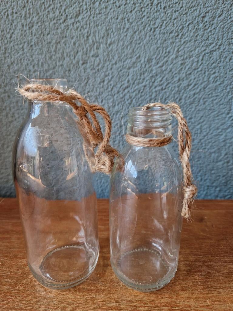 Vaasjes voor bruiloft aankleding, Ophalen