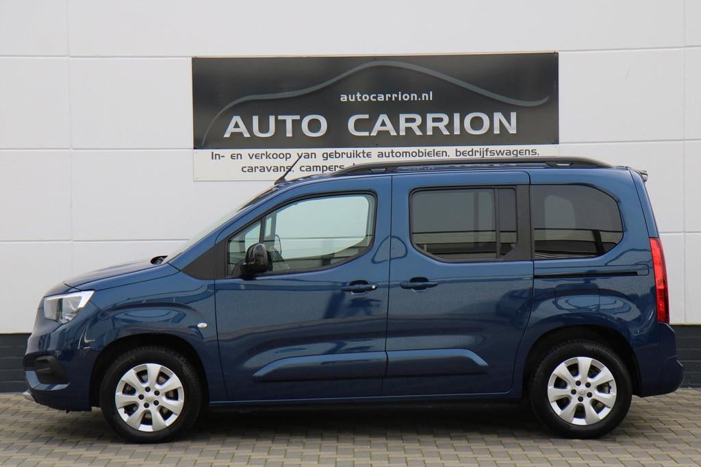 Opel Combo Tour 1.2 Turbo Automaat Carplay Camera BTW !, Stof, Gebruikt, Zwart, Blauw