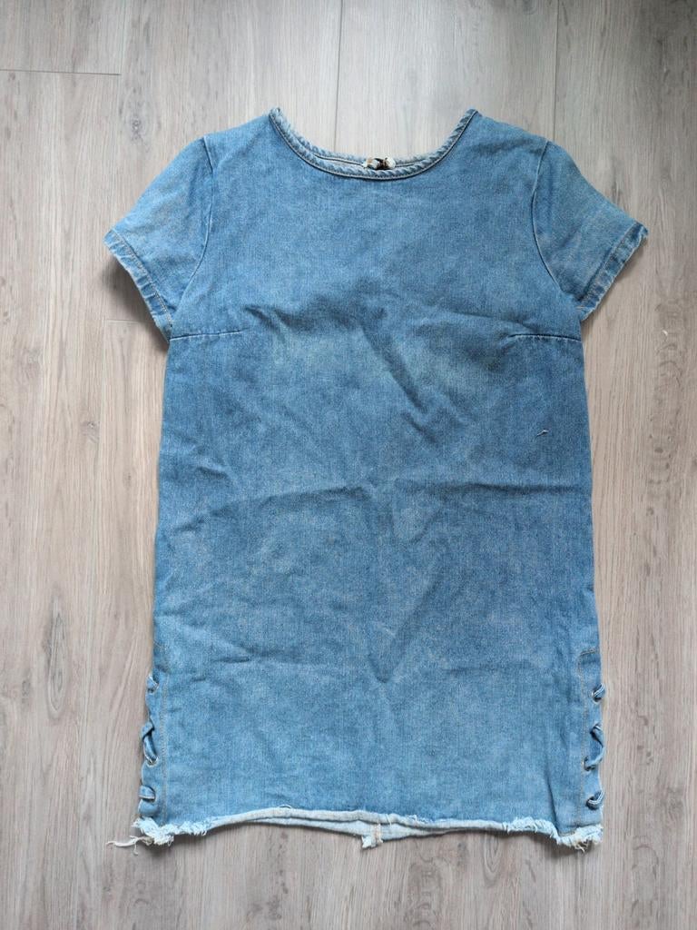 Leuk denim jurkje met korte mouwen, Kleding | Dames, Jurken, Ophalen of Verzenden