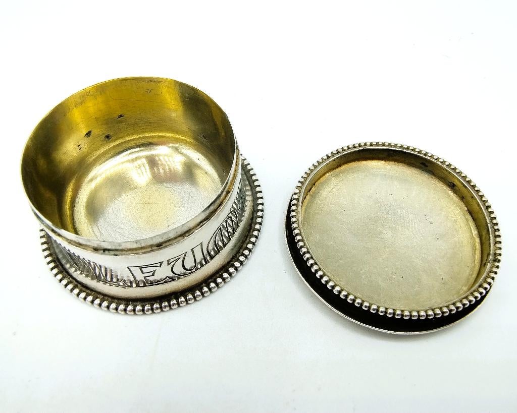 Zilveren bedieningsdoosje voor ziekenzalving, H.F.J. Kaub, Verzenden, Zilver