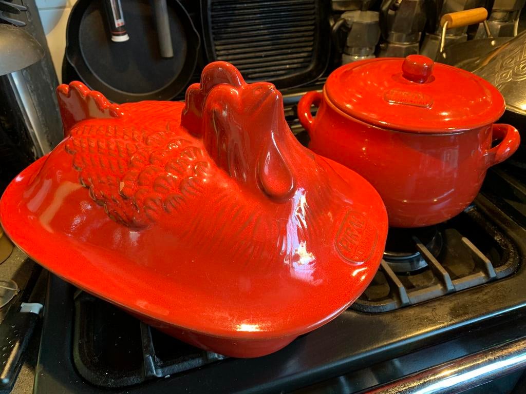 PIRAL ovenschaal en pan met deksels., Ophalen of Verzenden, Zo goed als nieuw