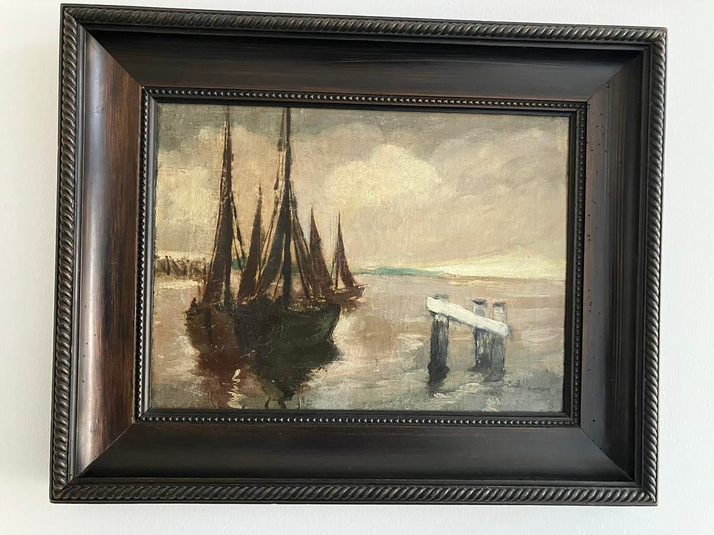 Schilderij Emile Lammers, Ophalen of Verzenden