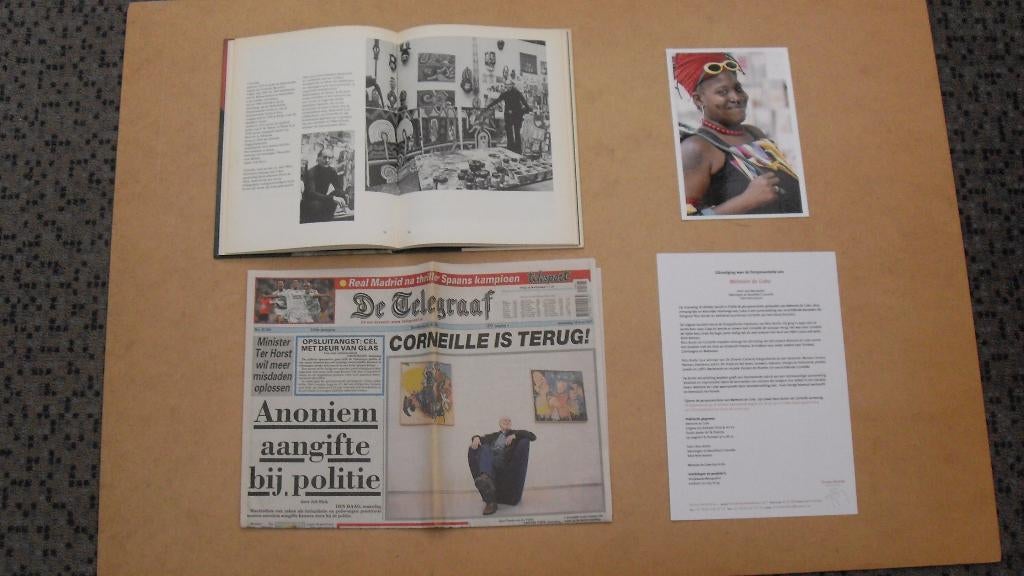 CORNEILLE ; CUBA ; 3 boeken, foto en extra's, Ophalen of Verzenden, Zo goed als nieuw, Schilder- en Tekenkunst