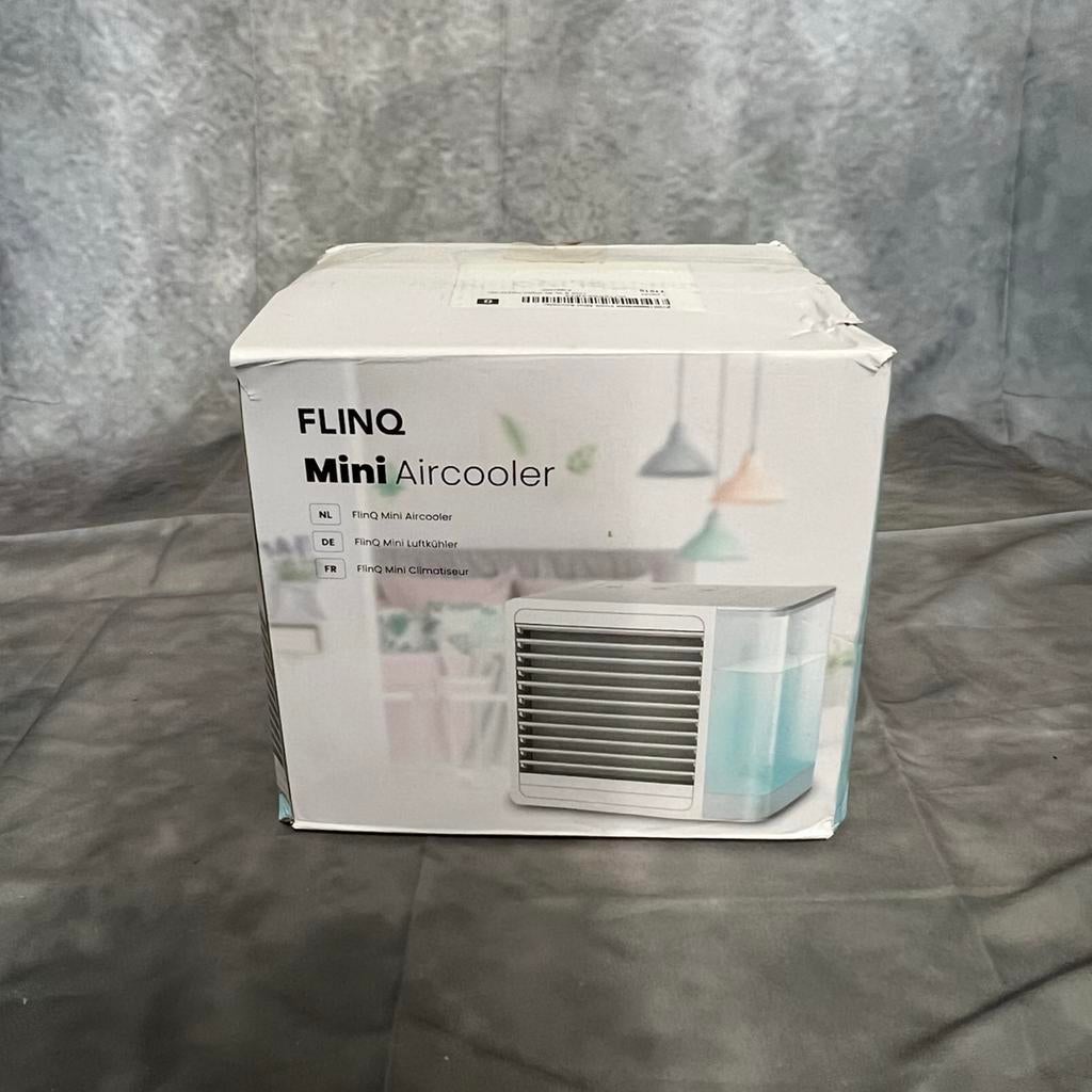 FlinQ Aircooler - koeler - ventilator - Airco - 800ml - LED, Witgoed en Apparatuur, Airco's, Tafel- of Grondventilator, Minder dan 60 m³