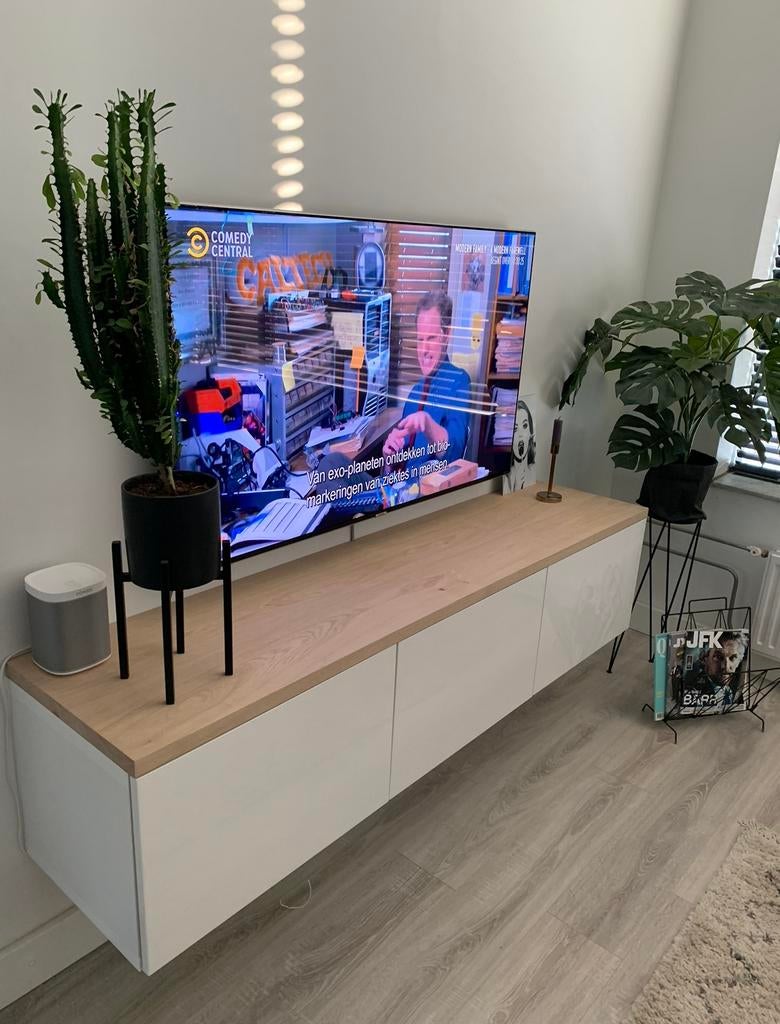 Besta televisie meubel 180cm, Ophalen, 150 tot 200 cm, Zo goed als nieuw, Minder dan 100 cm