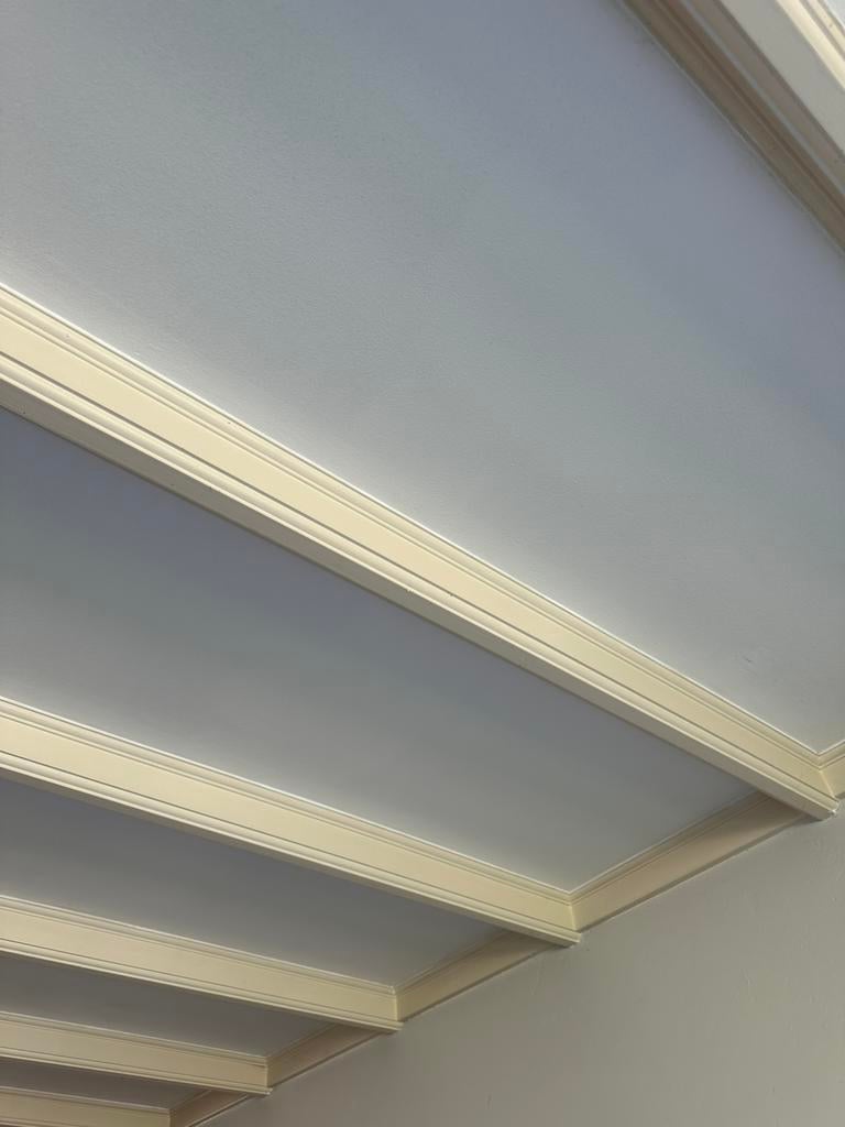 Hardhout balken, Doe-het-zelf en Verbouw, Ophalen, Zo goed als nieuw