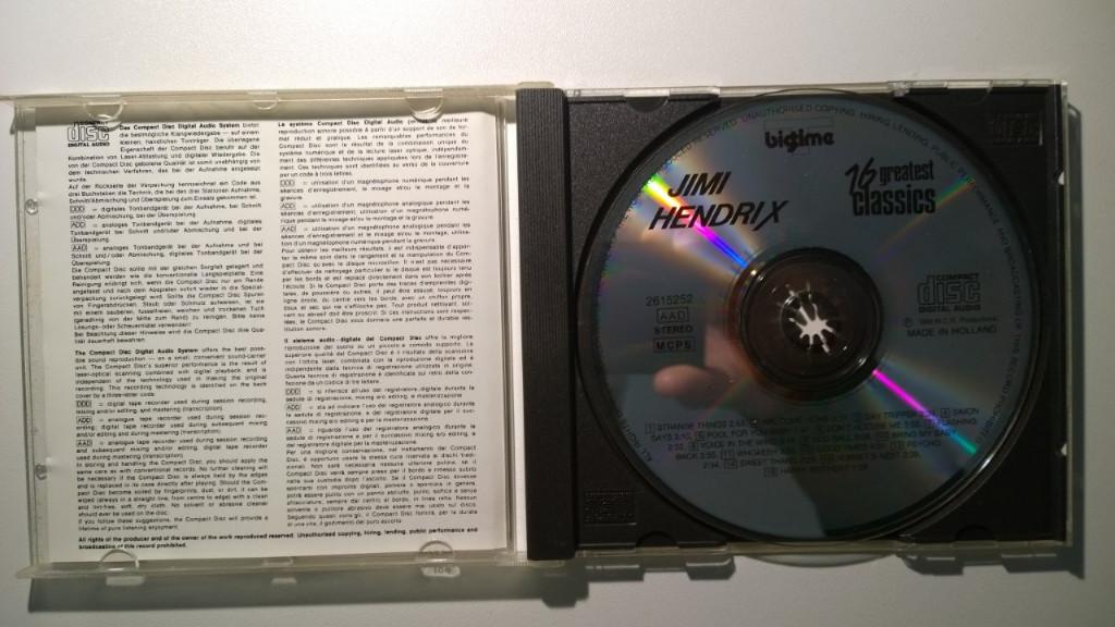 Jimi Hendrix - 16 Greatest Classics, Ophalen of Verzenden, Zo goed als nieuw, Poprock