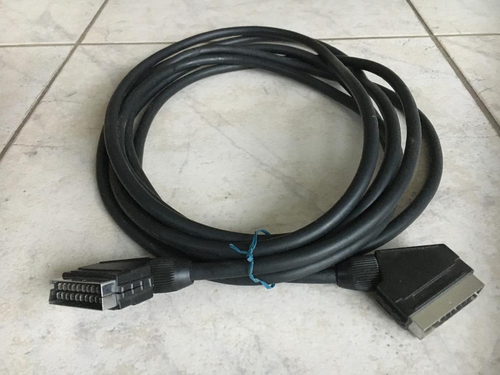 Scartkabel scart naar scart kabel voor TV 2x20 pins L 480 cm, Audio, Tv en Foto, Audiokabels en Televisiekabels, Ophalen of Verzenden